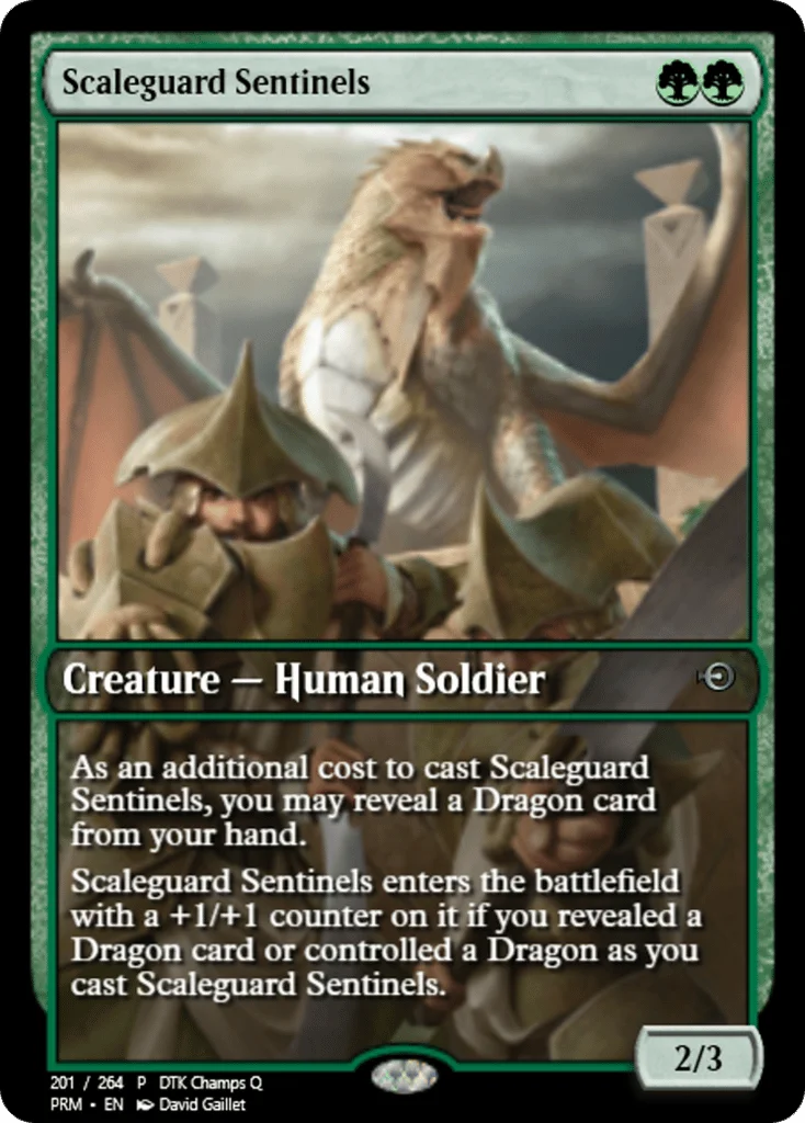 Scaleguard Sentinels · Magic Online Promos
