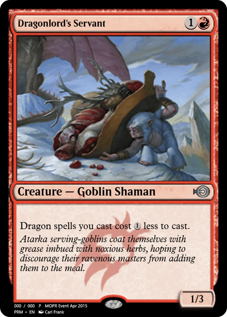 Dragonlord's Servant · Magic Online Promos