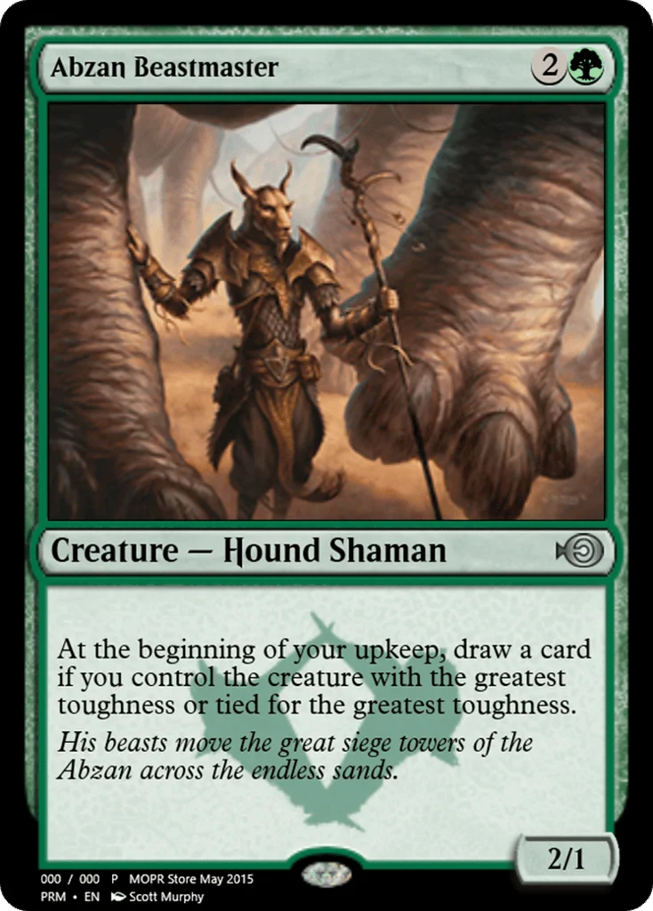 Abzan Beastmaster · Magic Online Promos