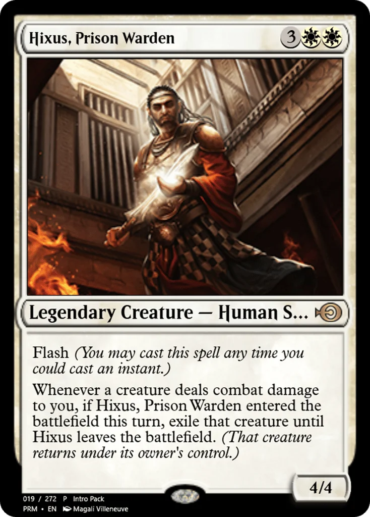Hixus, Prison Warden · Magic Online Promos