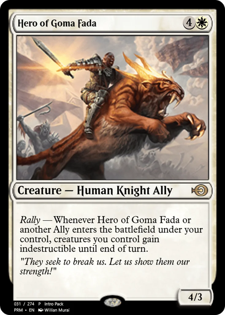 Hero of Goma Fada · Magic Online Promos