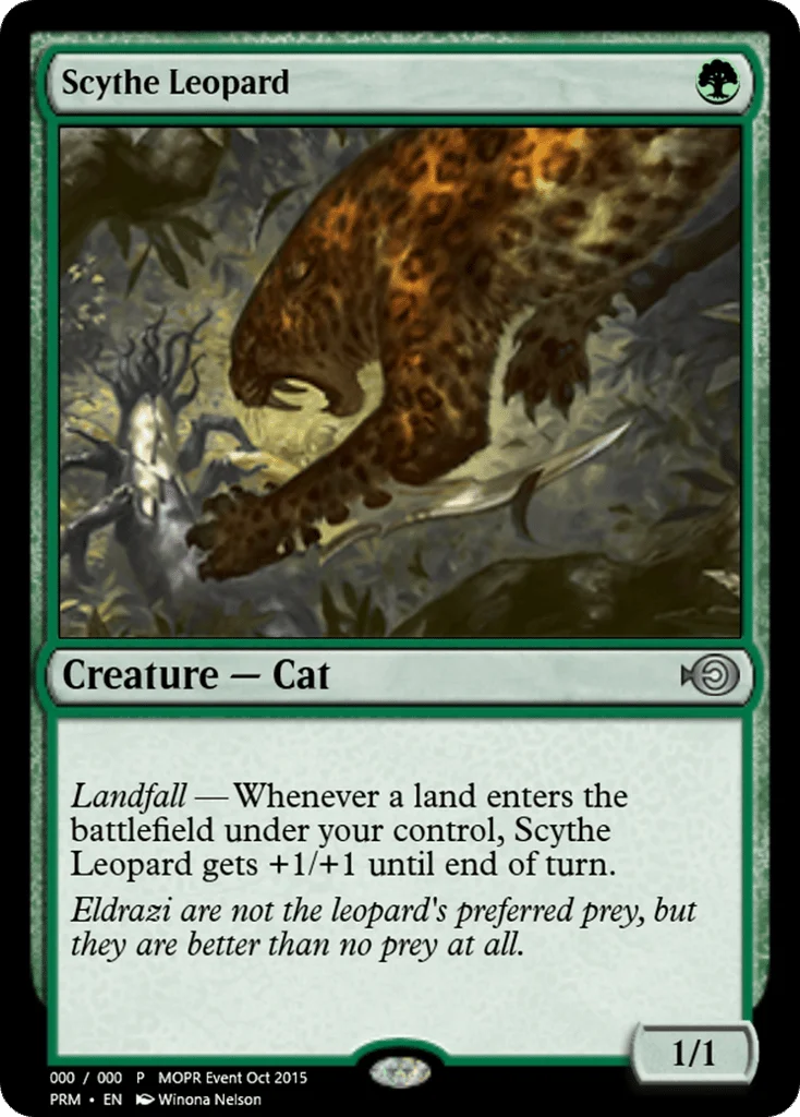 Scythe Leopard · Magic Online Promos
