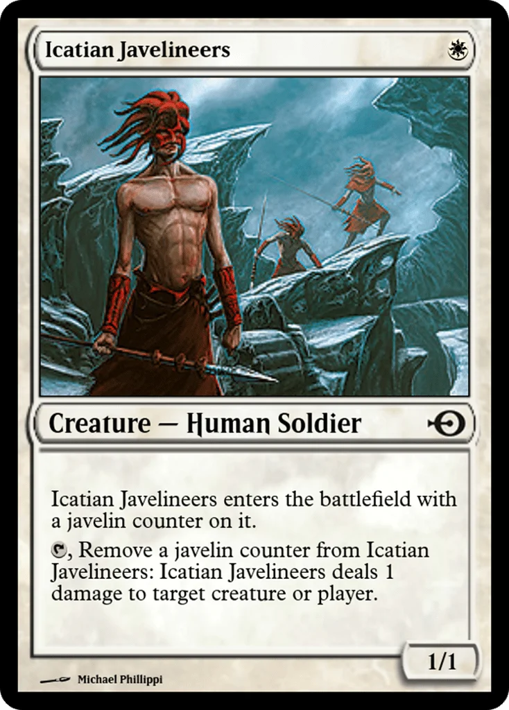 Icatian Javelineers · Magic Online Promos