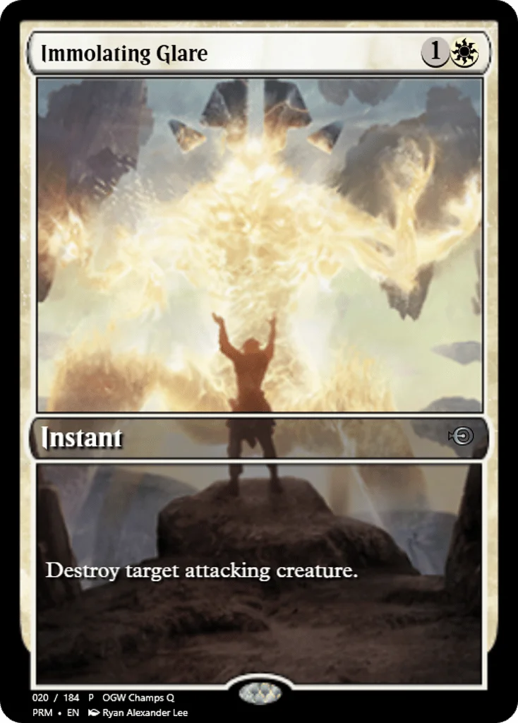Immolating Glare · Magic Online Promos