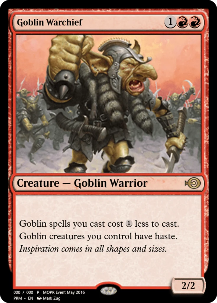 Goblin Warchief · Magic Online Promos