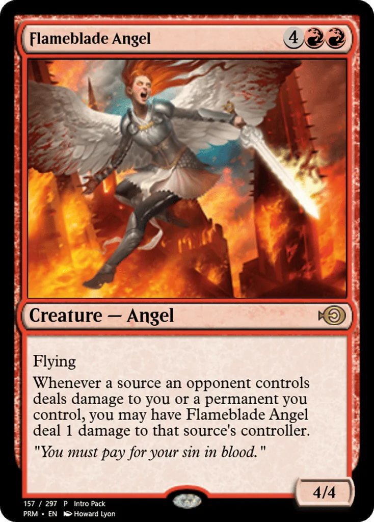 Flameblade Angel · Magic Online Promos