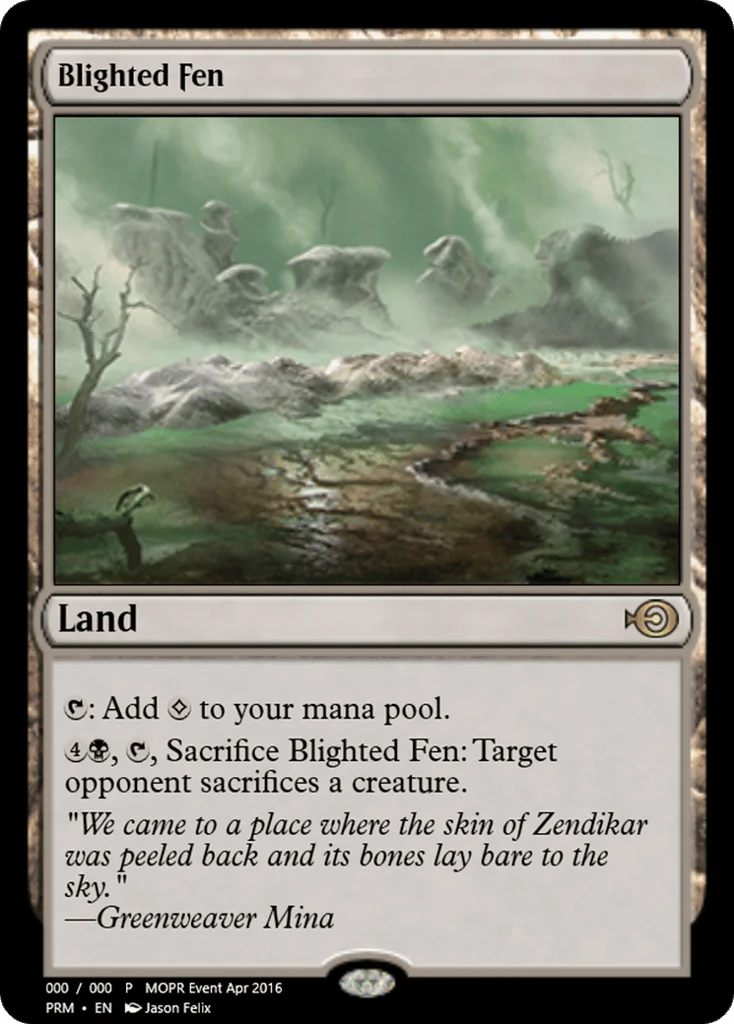Blighted Fen · Magic Online Promos