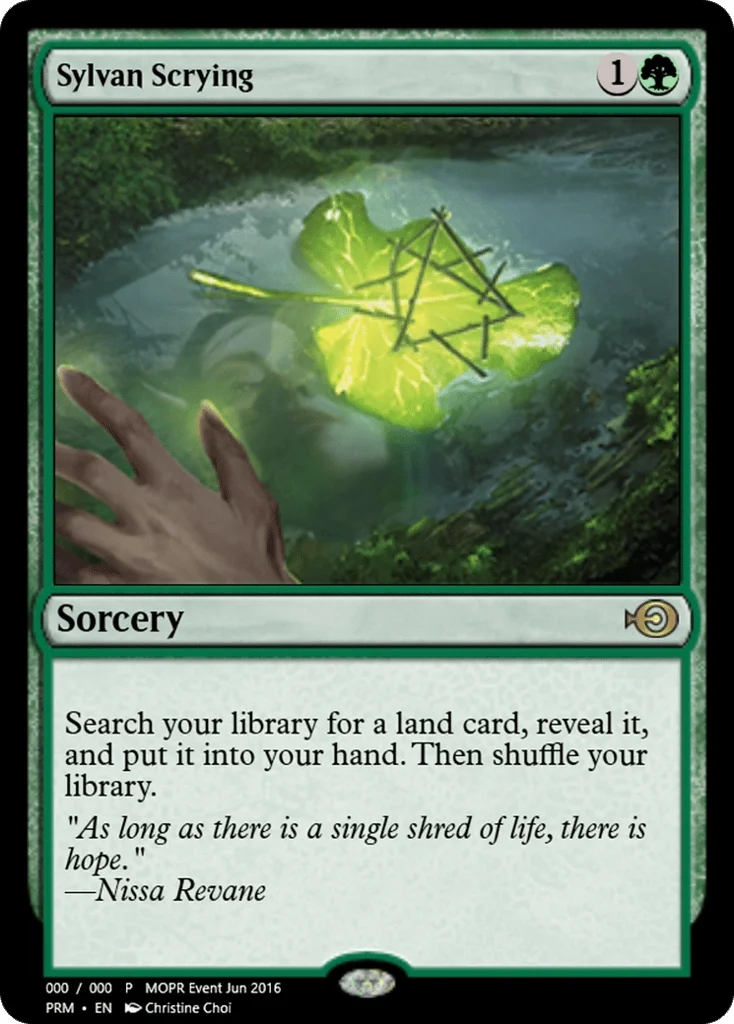 Sylvan Scrying · Magic Online Promos