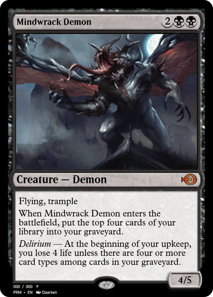 Mindwrack Demon · Magic Online Promos