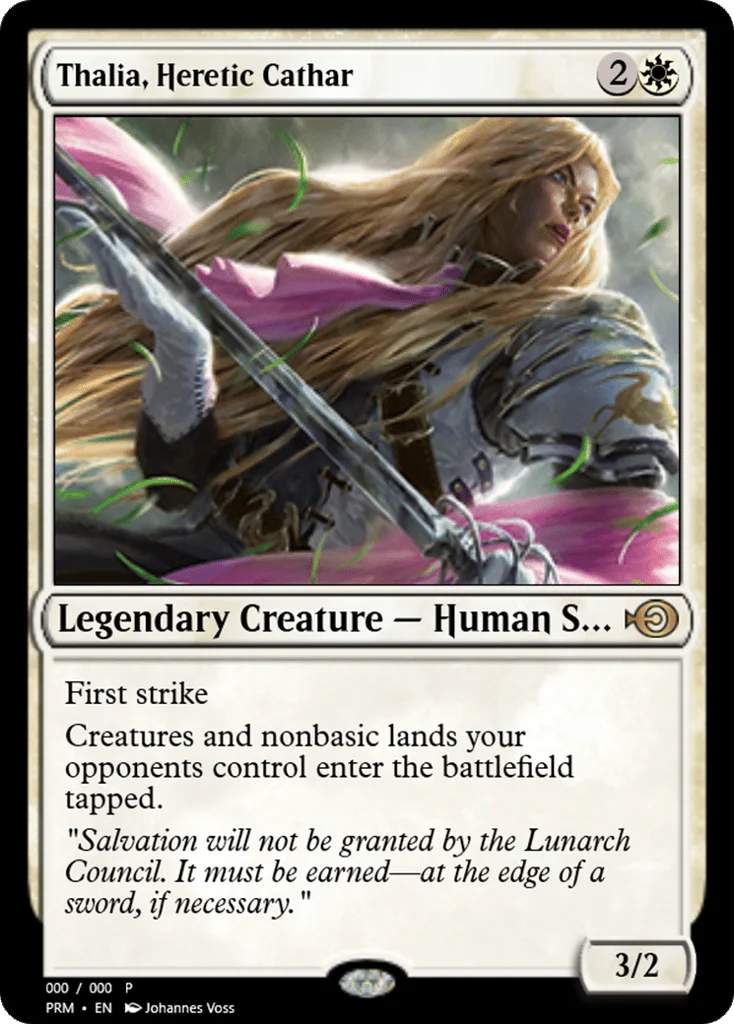 Thalia, Heretic Cathar · Magic Online Promos