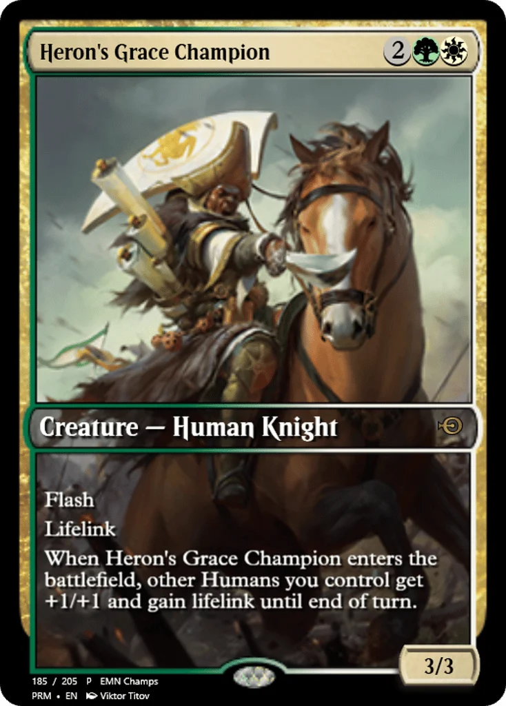 Heron's Grace Champion · Magic Online Promos