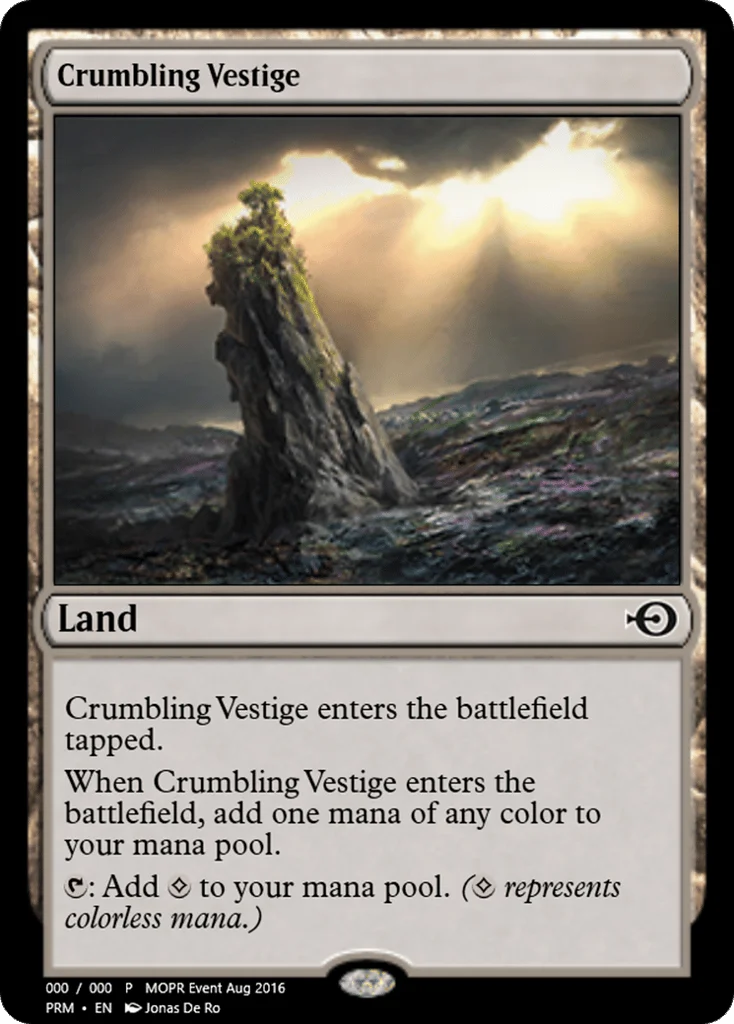 Crumbling Vestige · Magic Online Promos