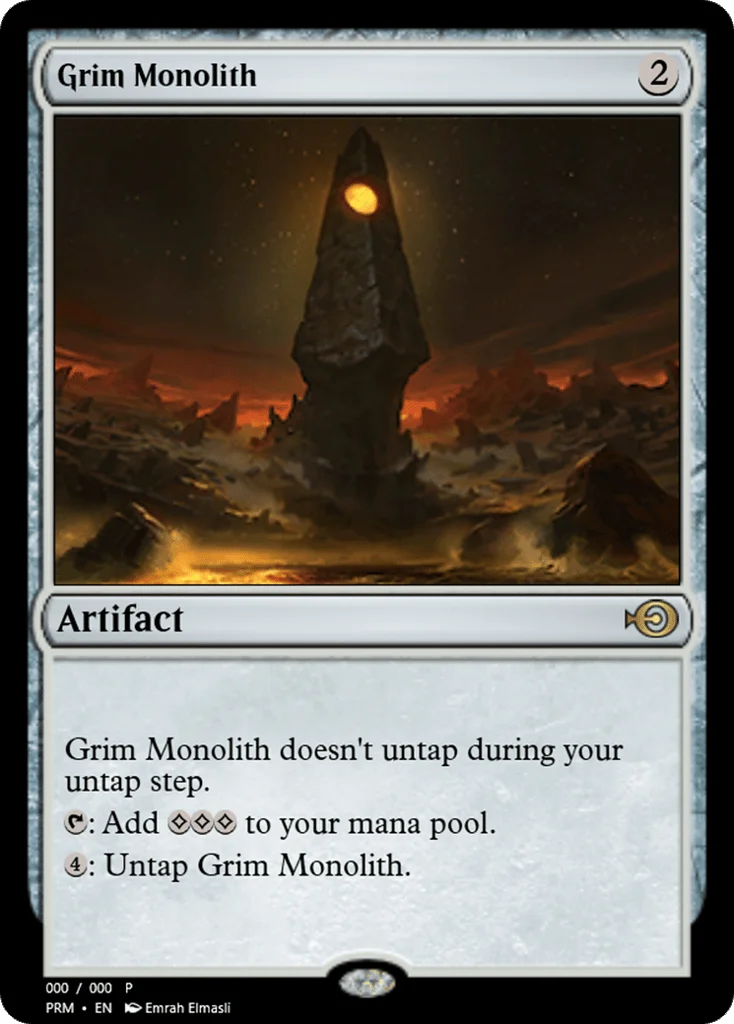 Grim Monolith · Magic Online Promos