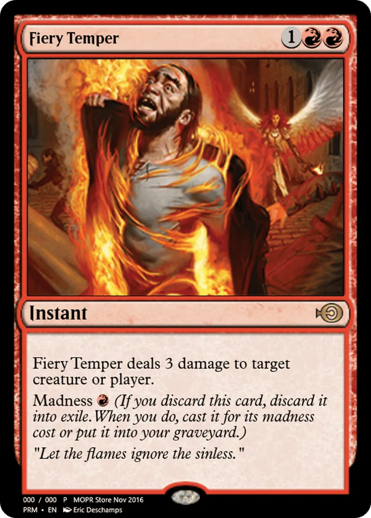 Fiery Temper · Magic Online Promos