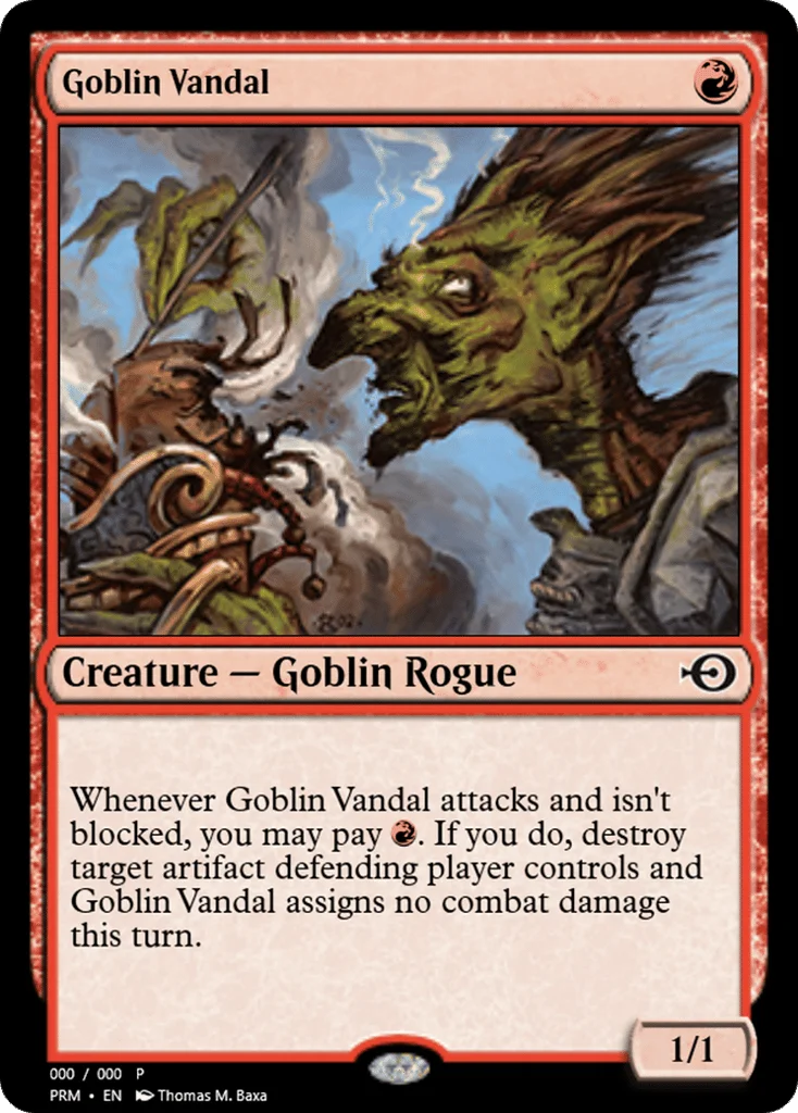 Goblin Vandal · Magic Online Promos