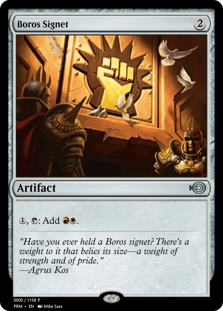 Boros Signet · Magic Online Promos