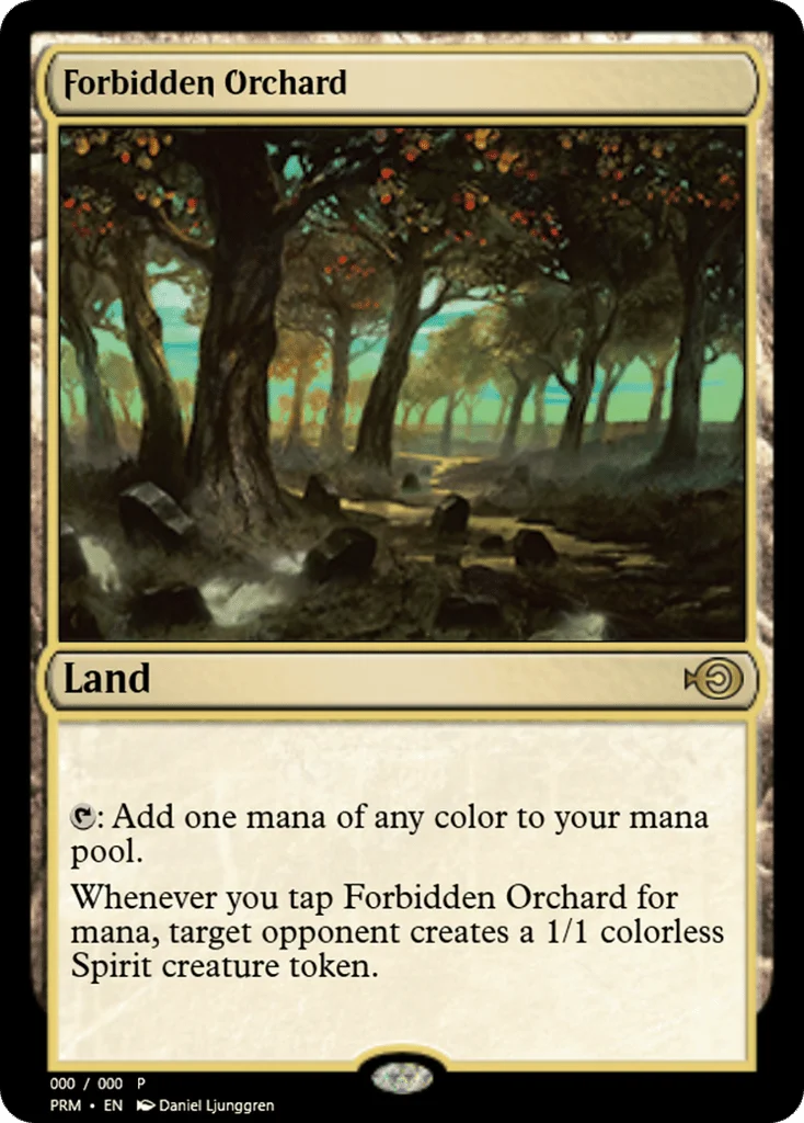 Forbidden Orchard · Magic Online Promos