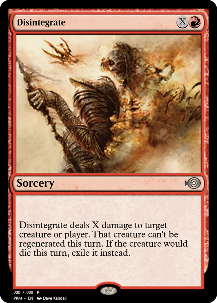 Disintegrate · Magic Online Promos