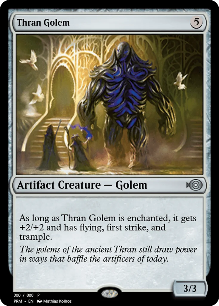 Thran Golem · Magic Online Promos