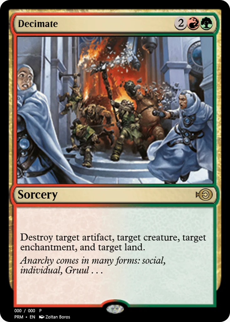 Decimate · Magic Online Promos