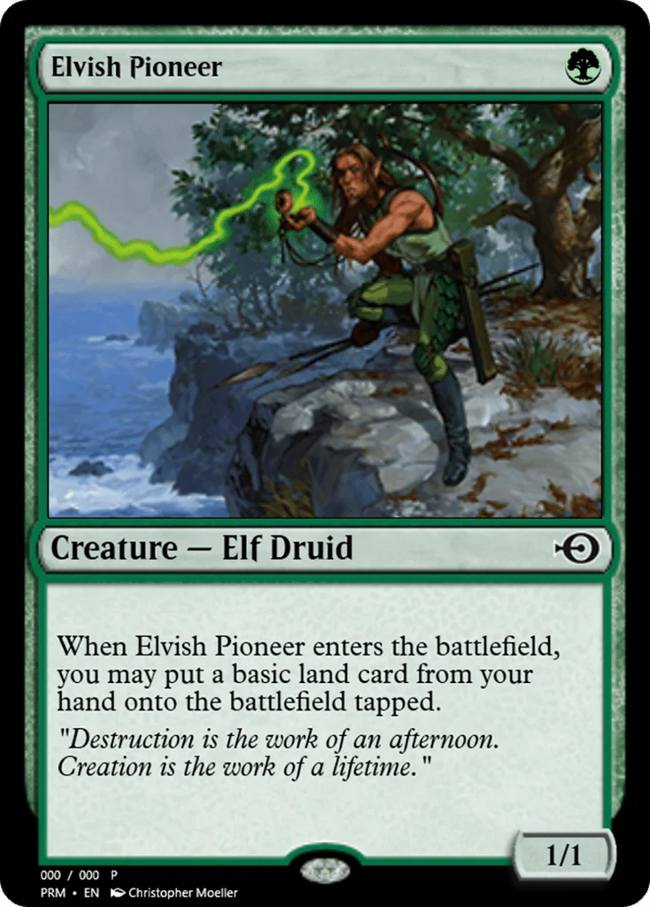 Elvish Pioneer · Magic Online Promos