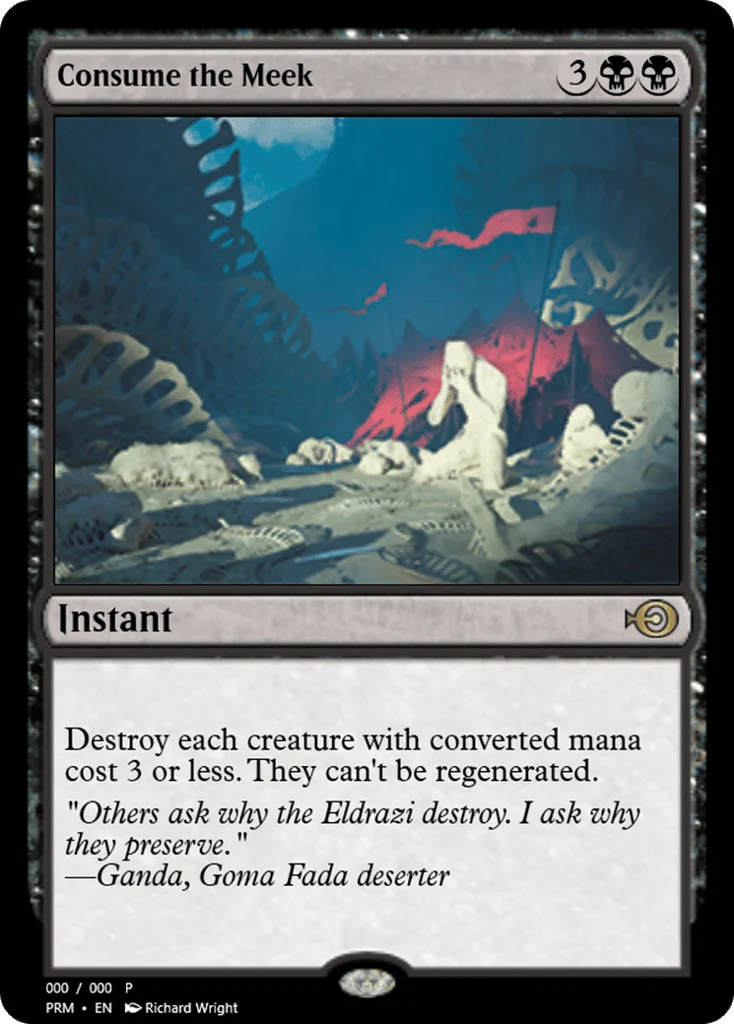 Consume the Meek · Magic Online Promos