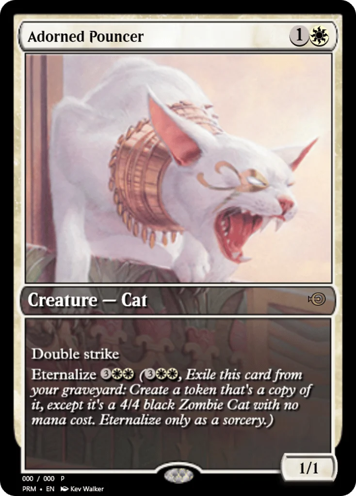 Adorned Pouncer · Magic Online Promos