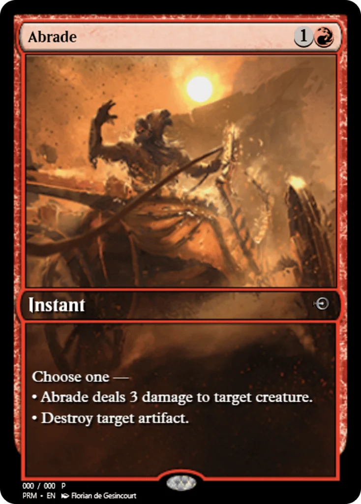 Abrade · Magic Online Promos