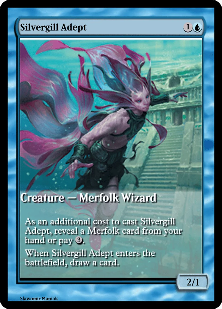 Silvergill Adept · Magic Online Promos