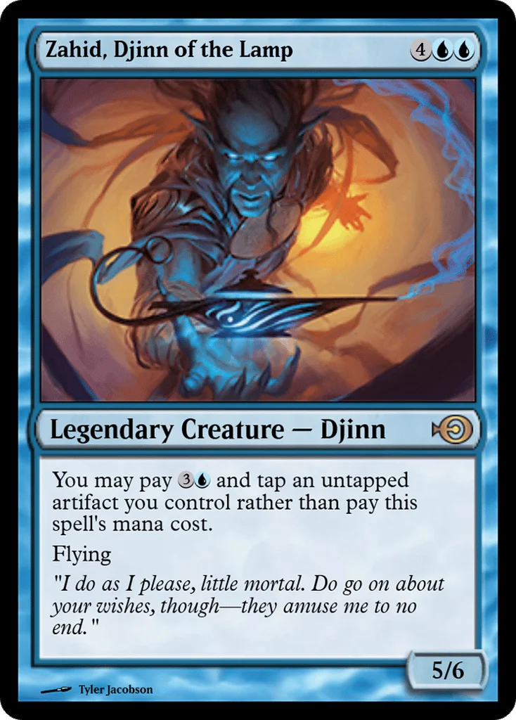 Zahid, Djinn of the Lamp · Magic Online Promos