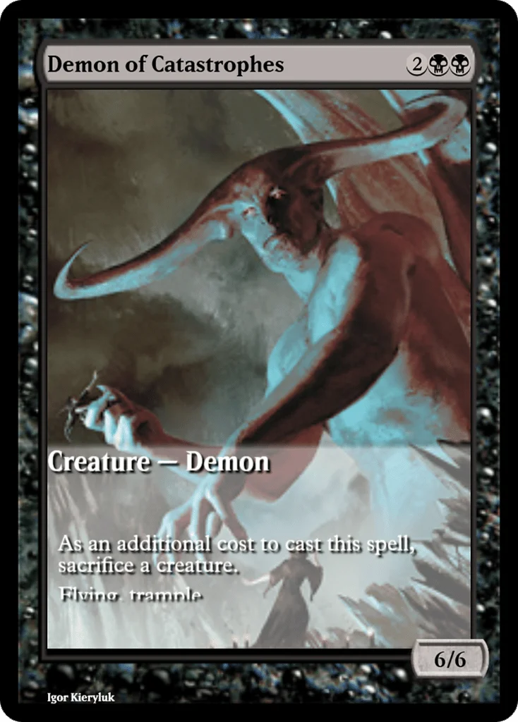 Demon of Catastrophes · Magic Online Promos