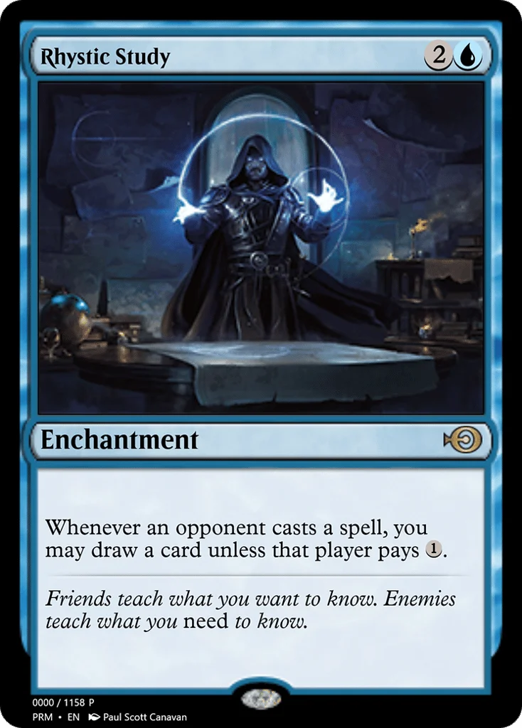 Rhystic Study · Magic Online Promos