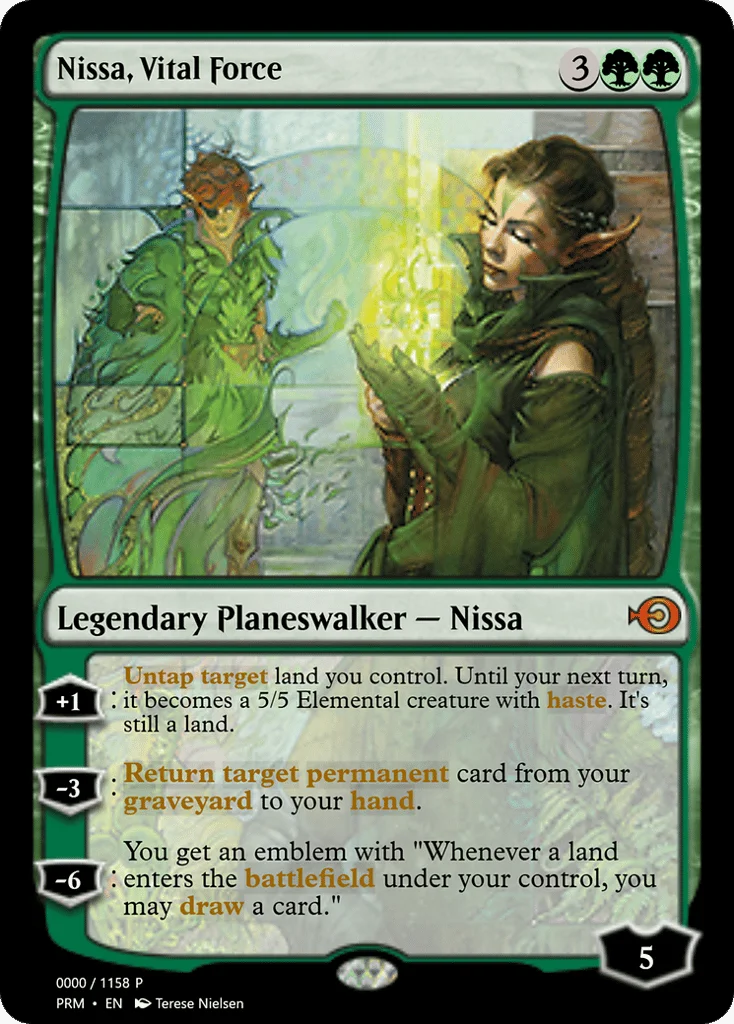 Nissa, Vital Force · Magic Online Promos