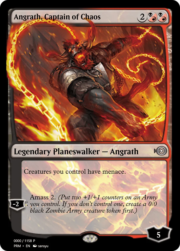 Angrath, Captain of Chaos · Magic Online Promos