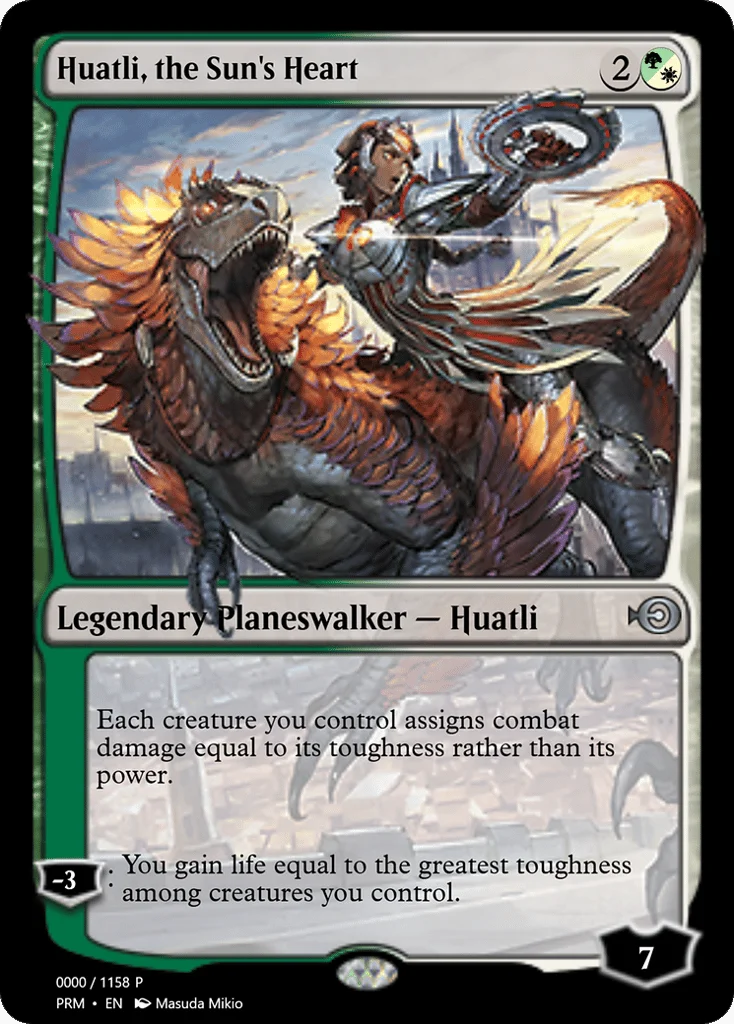 Huatli, the Sun's Heart · Magic Online Promos