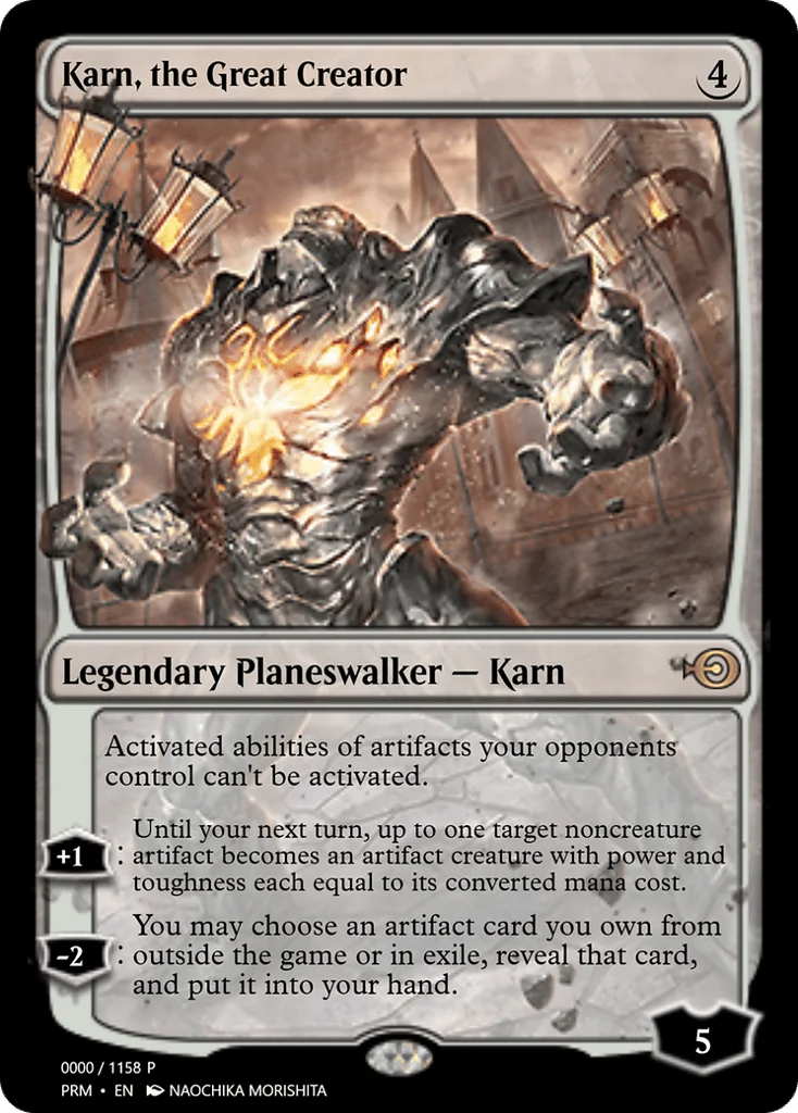 Karn, the Great Creator · Magic Online Promos