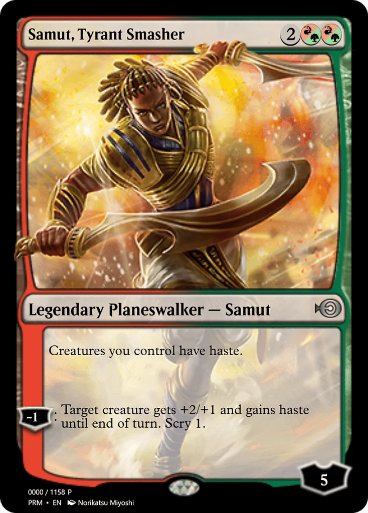 Samut, Tyrant Smasher · Magic Online Promos
