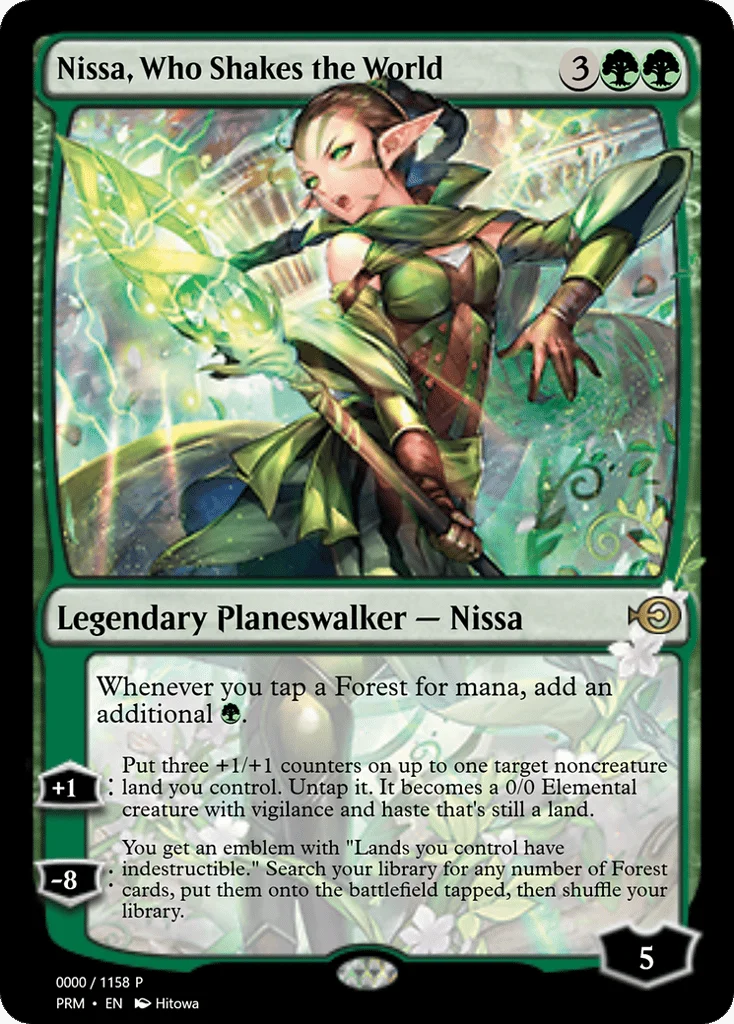 Nissa, Who Shakes the World · Magic Online Promos