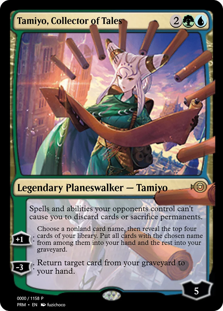 Tamiyo, Collector of Tales · Magic Online Promos
