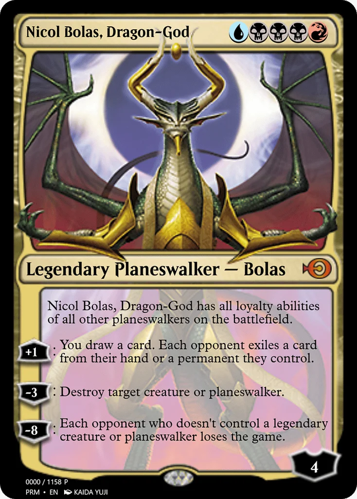 Nicol Bolas, Dragon-God · Magic Online Promos