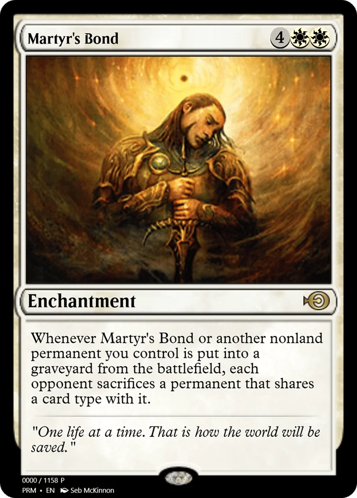 Martyr's Bond · Magic Online Promos
