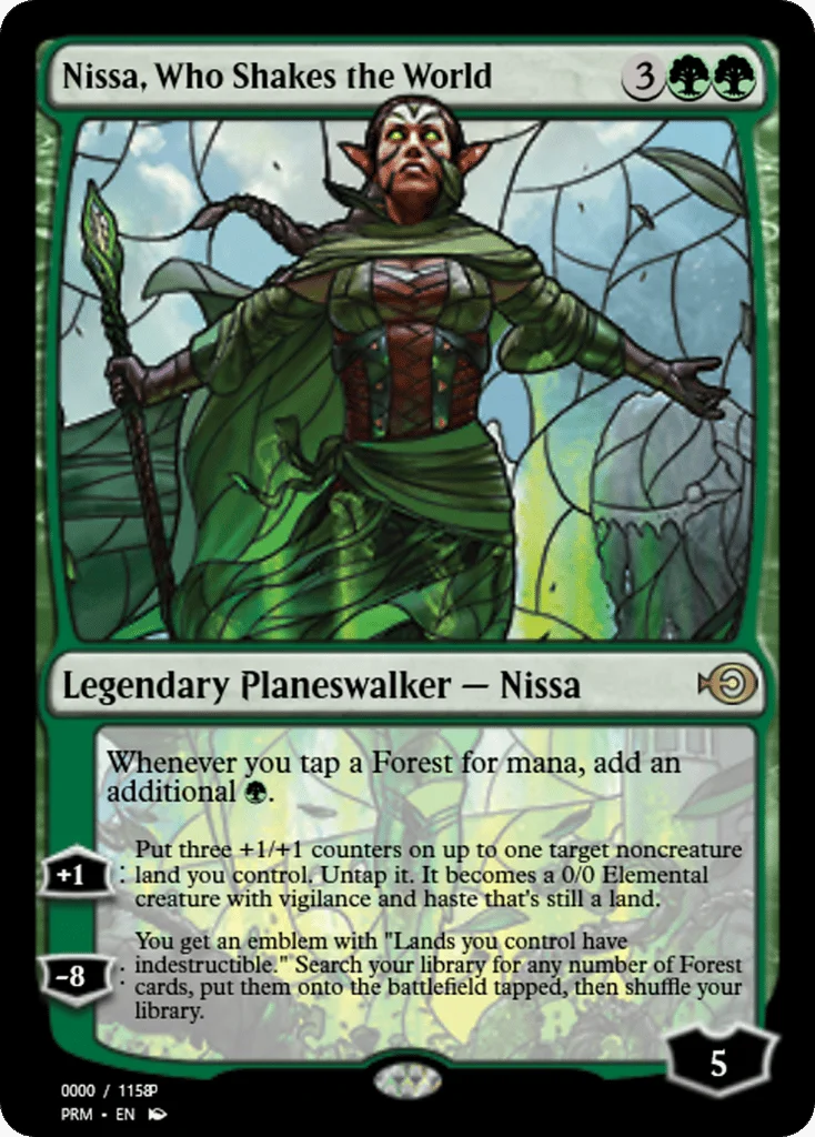 Nissa, Who Shakes the World · Magic Online Promos