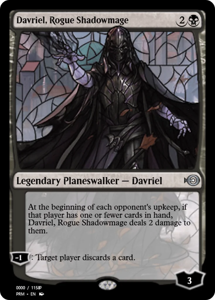 Davriel, Rogue Shadowmage · Magic Online Promos