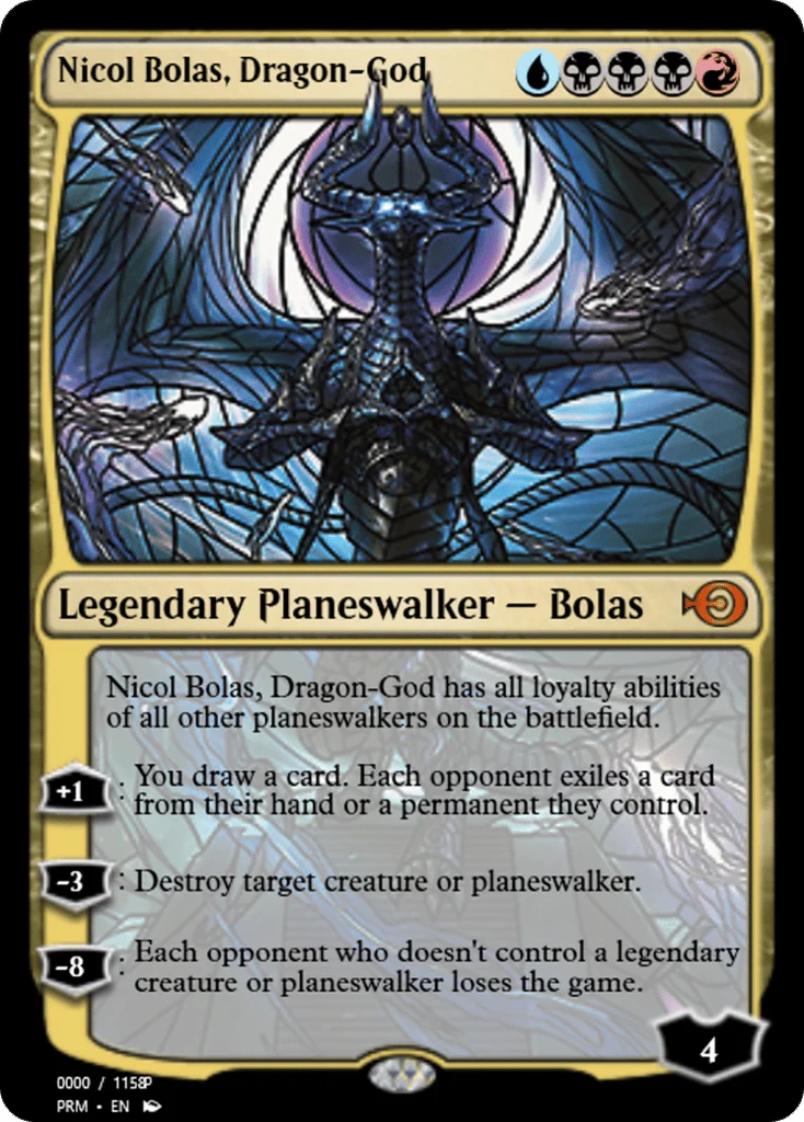 Nicol Bolas, Dragon-God · Magic Online Promos