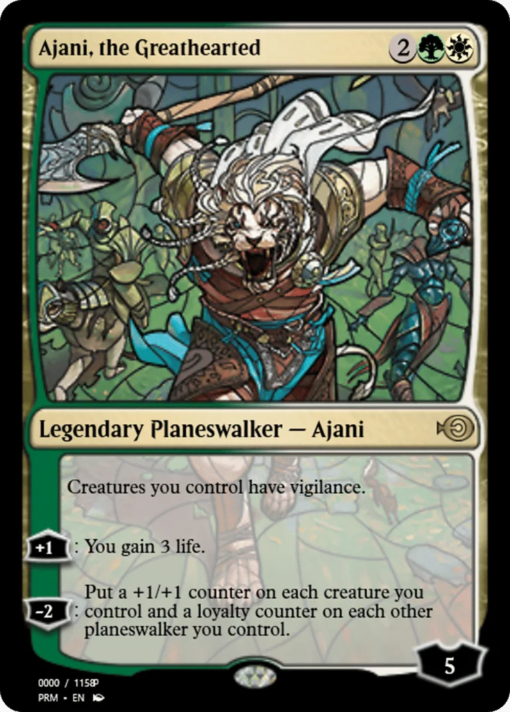Ajani, the Greathearted · Magic Online Promos