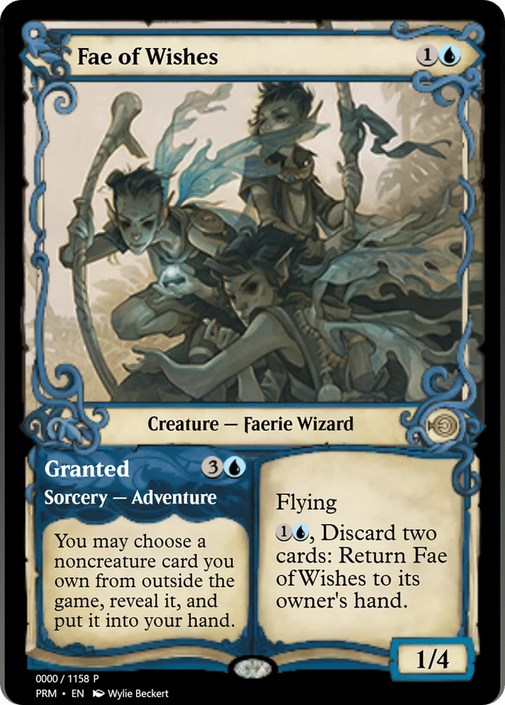Fae of Wishes // Granted · Magic Online Promos