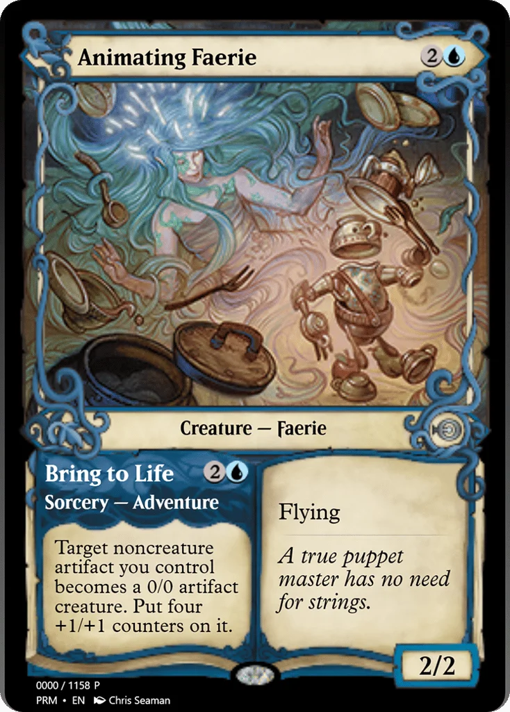 Animating Faerie // Bring to Life · Magic Online Promos