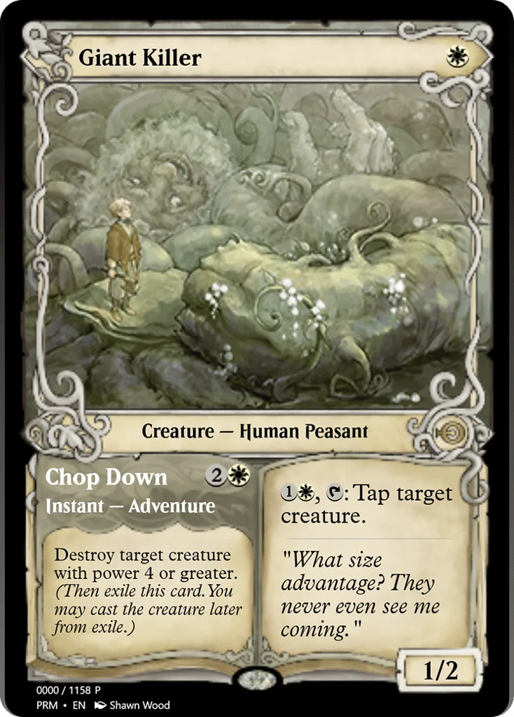 Giant Killer // Chop Down · Magic Online Promos