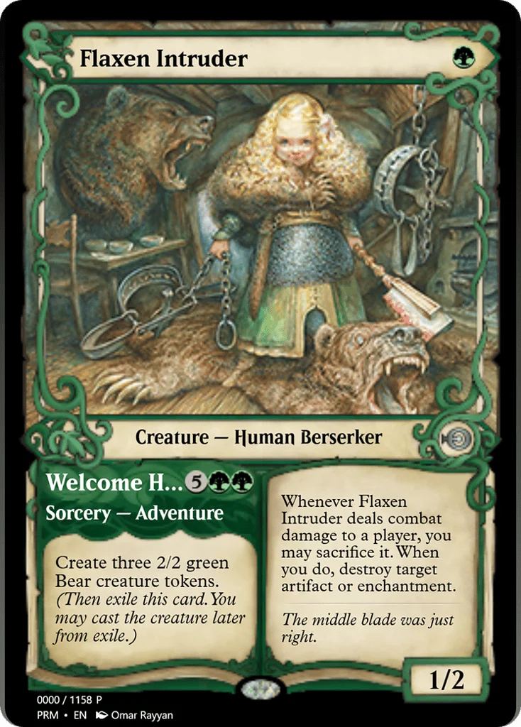 Flaxen Intruder // Welcome Home · Magic Online Promos