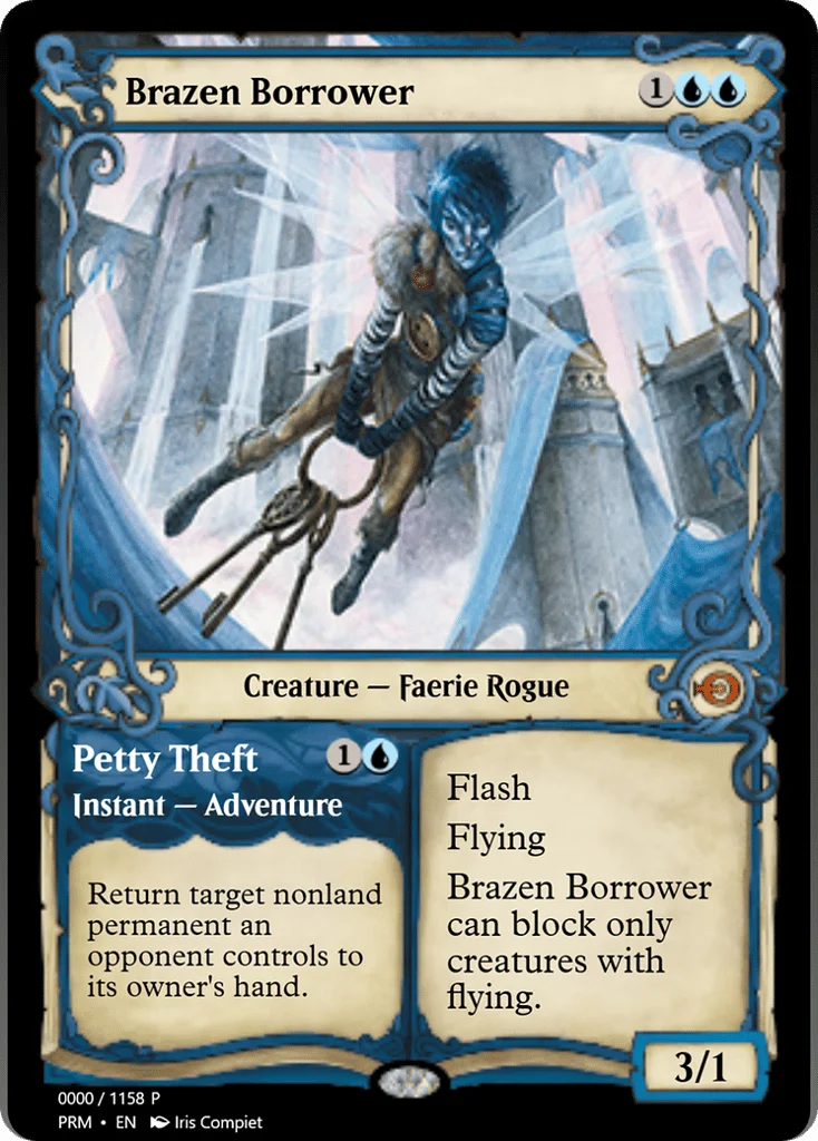 Brazen Borrower // Petty Theft · Magic Online Promos